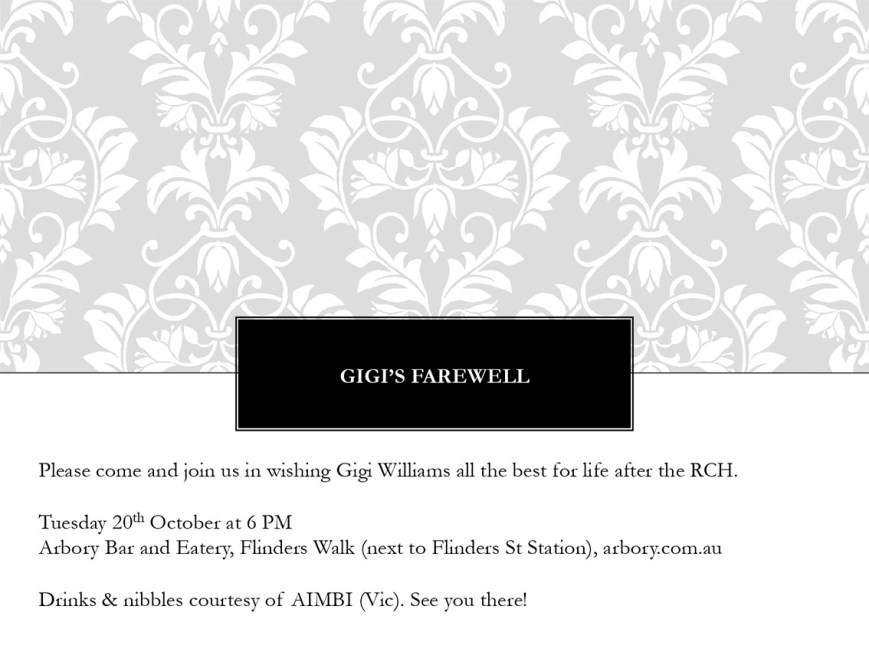 Invite for Gigi