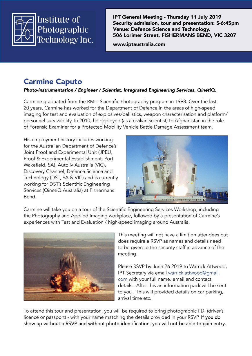 IPT General Meeting -July 2019